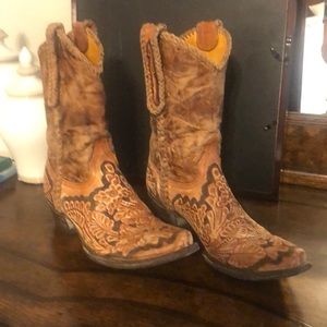 Old Gringo tooled Leather boots